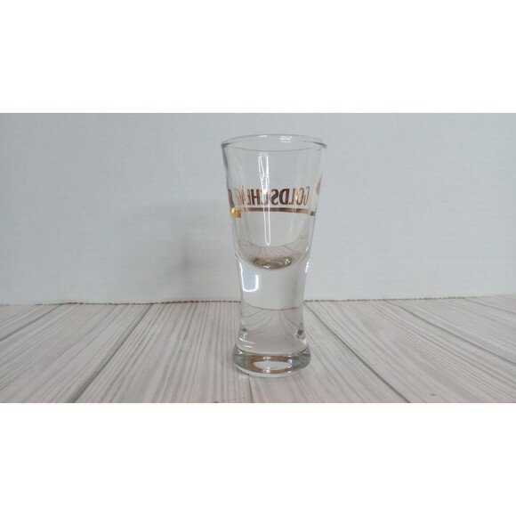Goldschlager Shot Glass - Tall - Heay Glass - Clear Glass - Picture 1 of 8